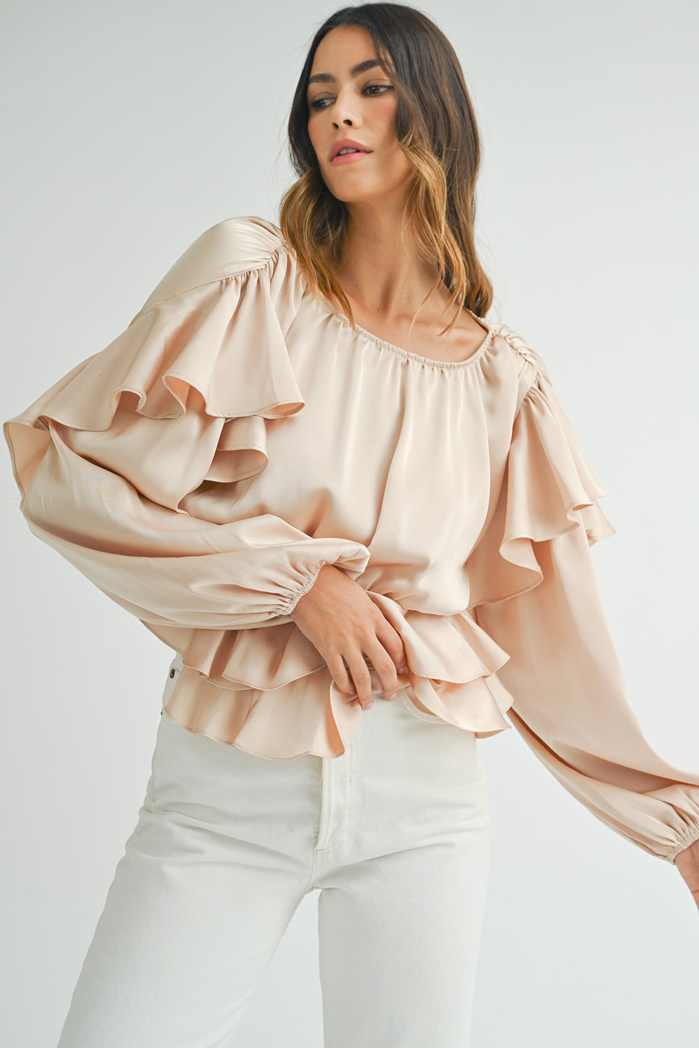 Olivia Peplum Blouse