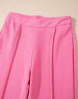 Elise Central Seam Flared Pants