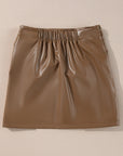 Ivy Faux Leather Mini Skirt