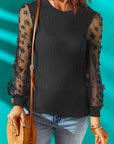 Emma Floral Mesh Blouse