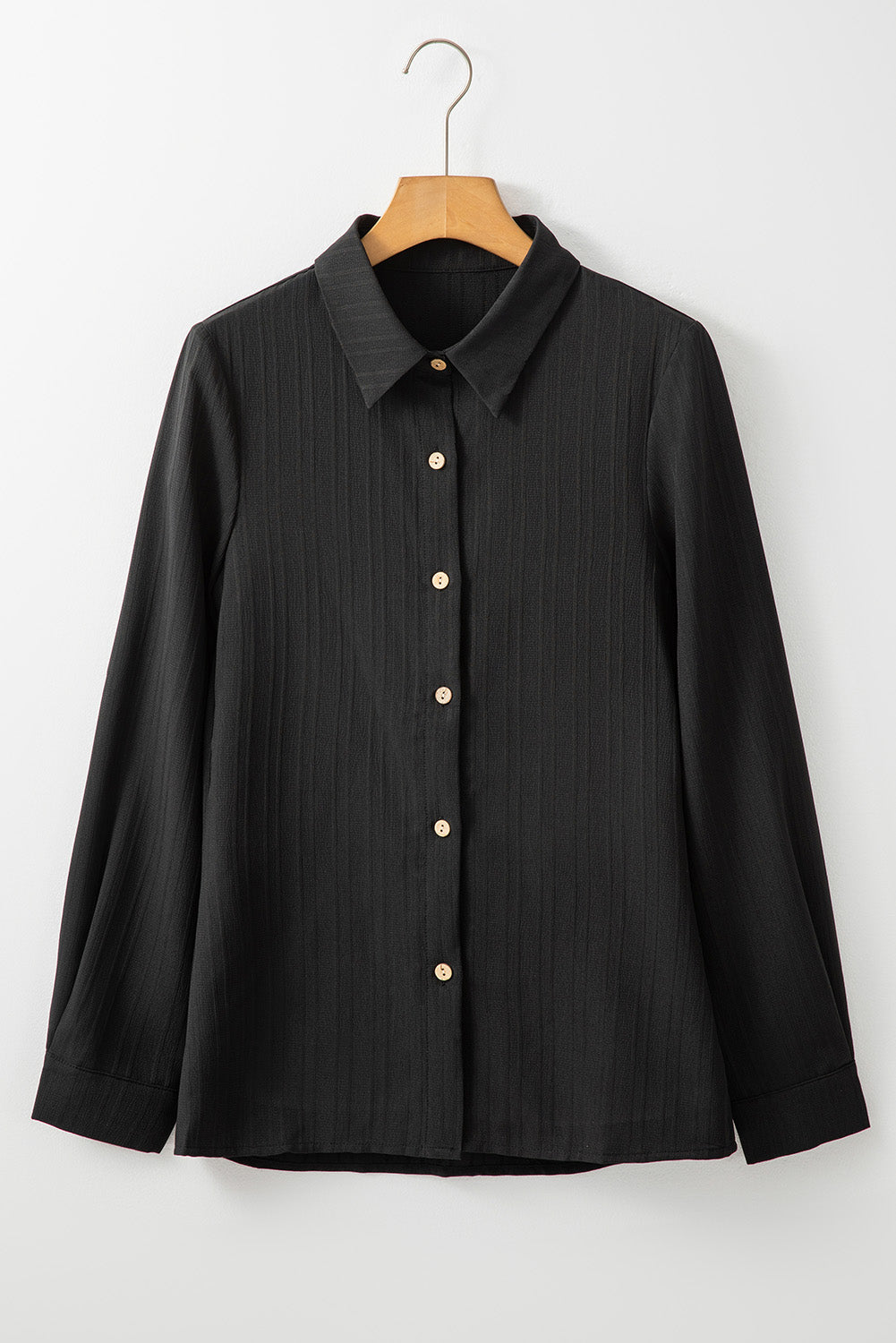 Pionie Textured Buttoned Collar Shirt