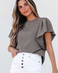 Florence Flutter Sleeve Top