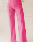 Elise Central Seam Flared Pants