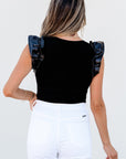 Ivy Leatherette Bodysuit