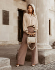 Perscilla Cuff Blouse