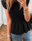 Lira Ruffle Peplum Top