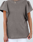 Florence Flutter Sleeve Top