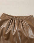Ivy Faux Leather Mini Skirt