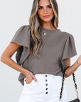 Florence Flutter Sleeve Top
