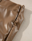 Ivy Faux Leather Mini Skirt