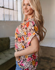 Kadie Floral Print Shift Top