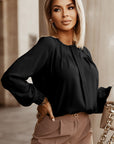 Perscilla Cuff Blouse