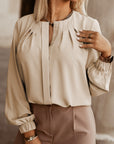 Perscilla Cuff Blouse