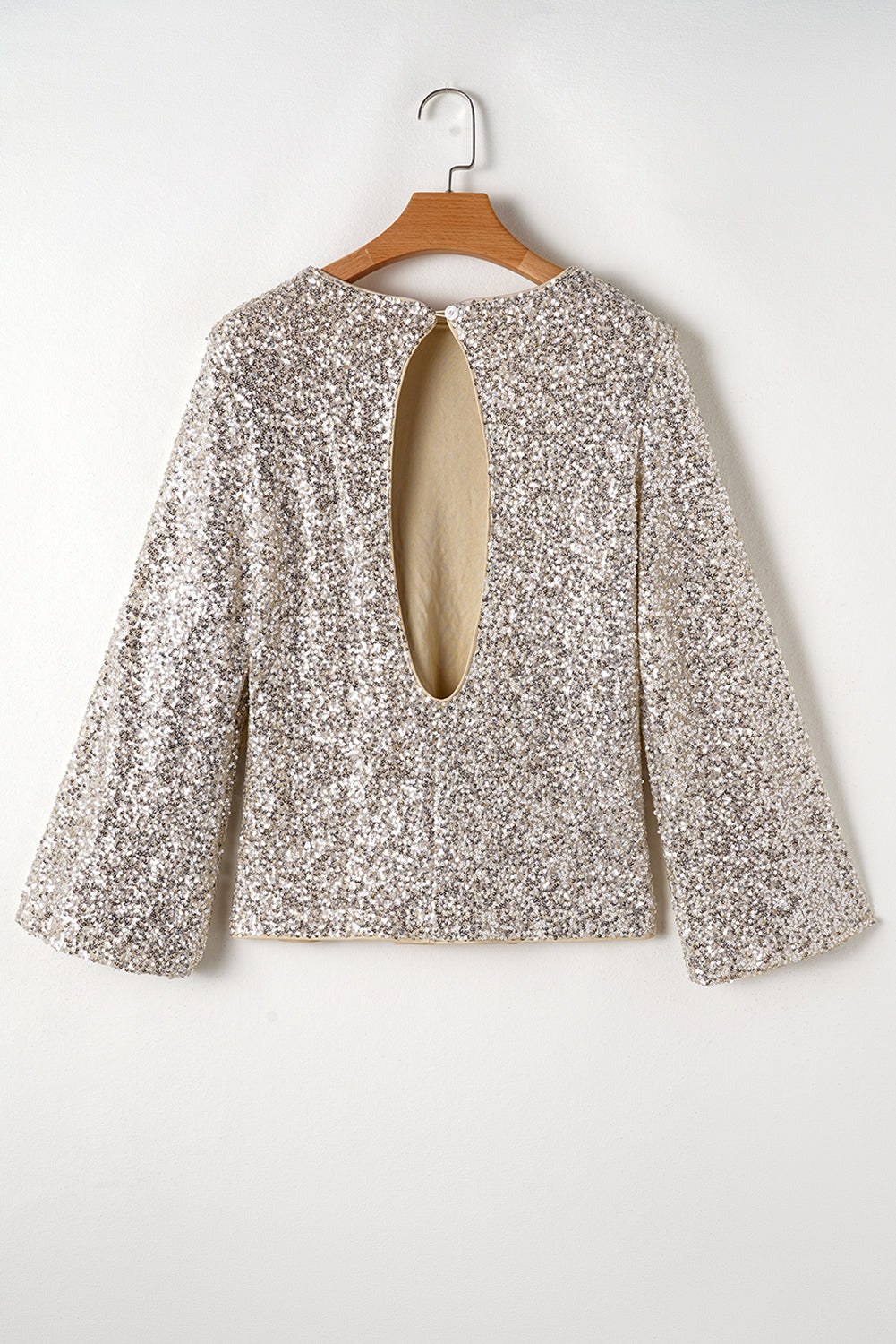 Paris Sequin Puff Sleeve Blouse
