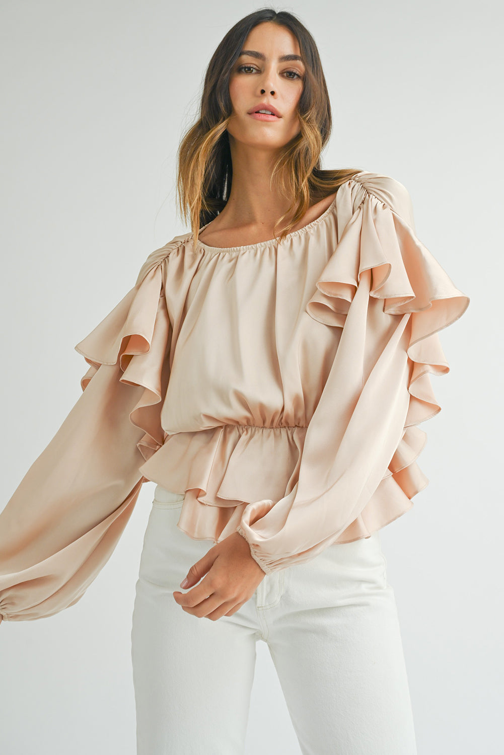 Olivia Peplum Blouse