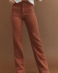 Alina High-Waisted Corduroy Pants