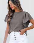 Florence Flutter Sleeve Top