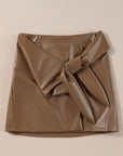 Ivy Faux Leather Mini Skirt