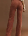 Alina High-Waisted Corduroy Pants